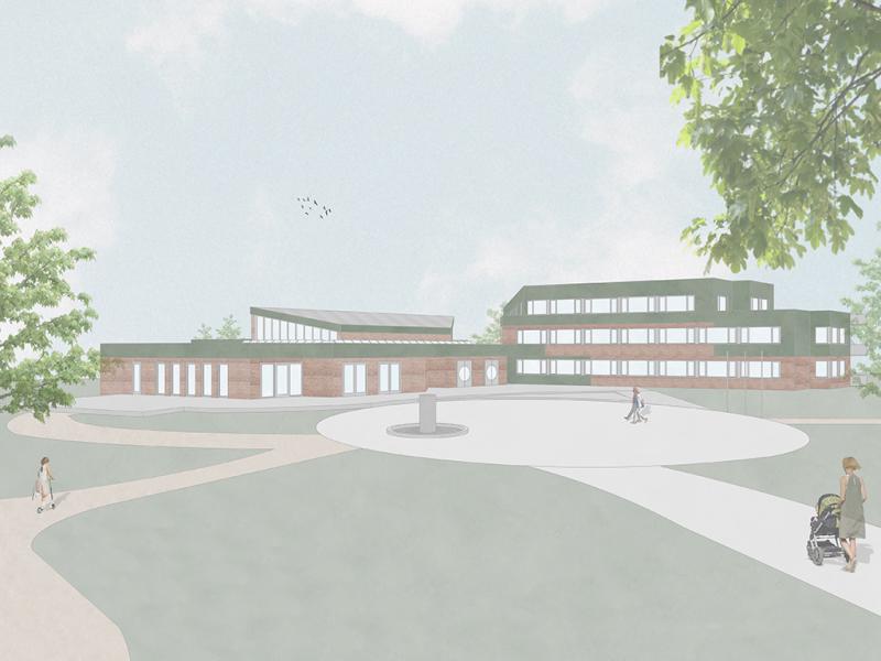 Visualisierung Rathaus Bürstadt - Variante 1