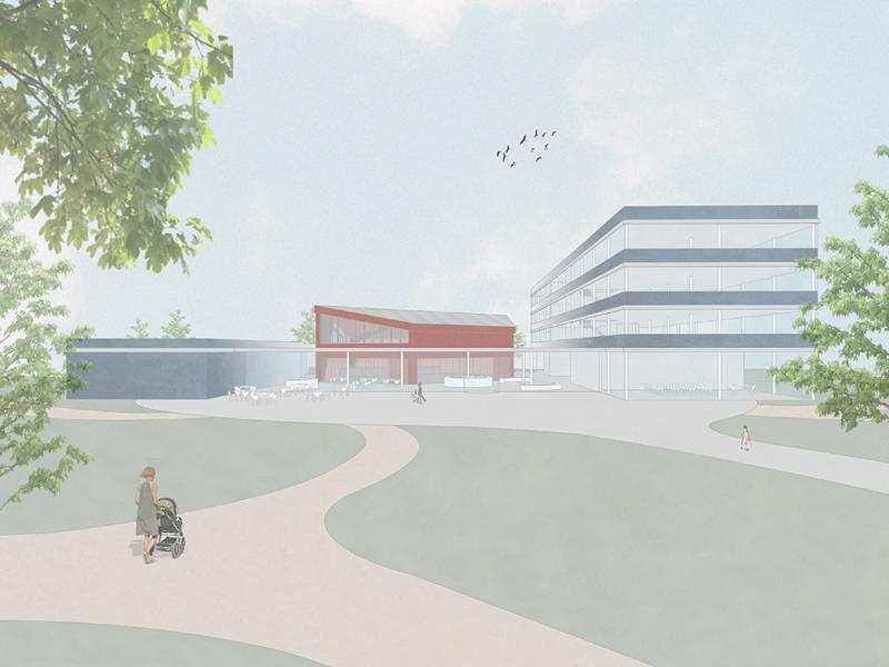 Visualisierung Rathaus Bürstadt - Variante 2